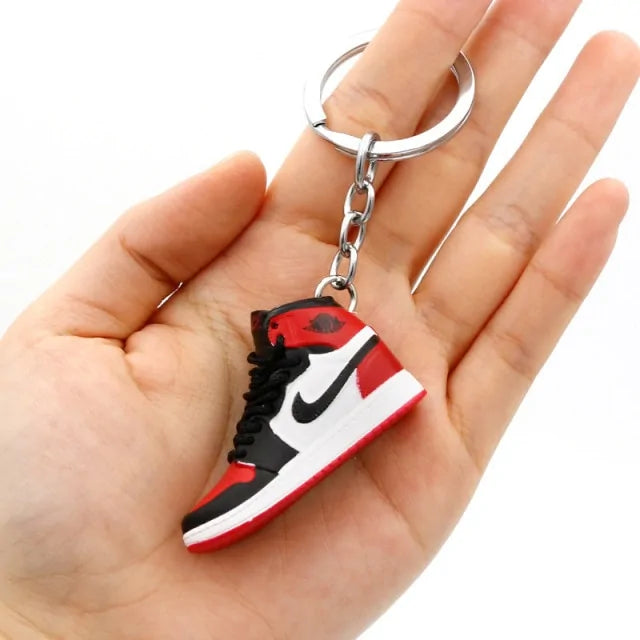 3D Sneaker Shoe Keychain