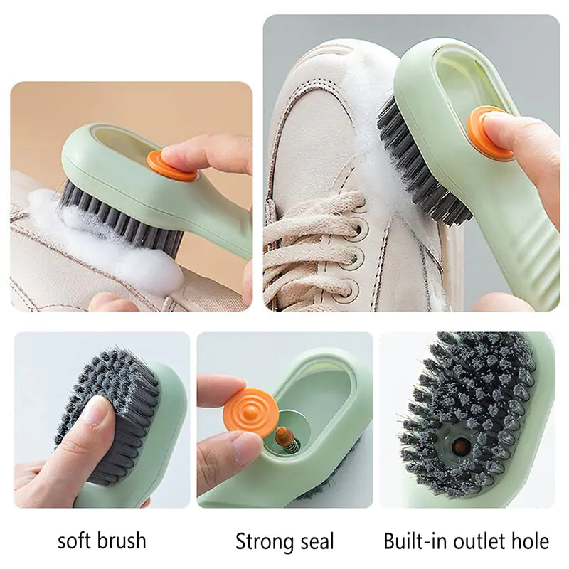 Shoe Shine Revolution: Automated Liquid Shoe Cleaning Brush